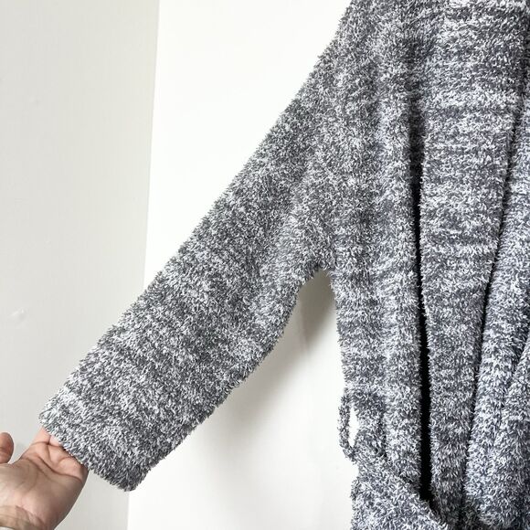 Barefoot Dreams Cozy Chic Grey Long Robe Size 1 - Picture 4 of 11